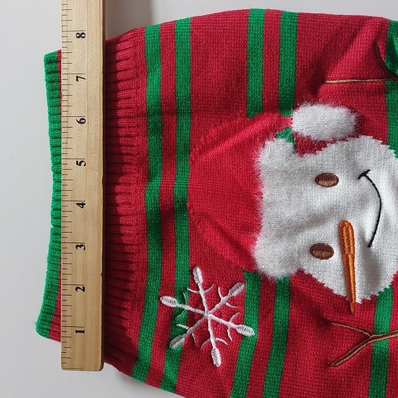 Dog christmas sweater snowman red size L - Picture 7 of 7